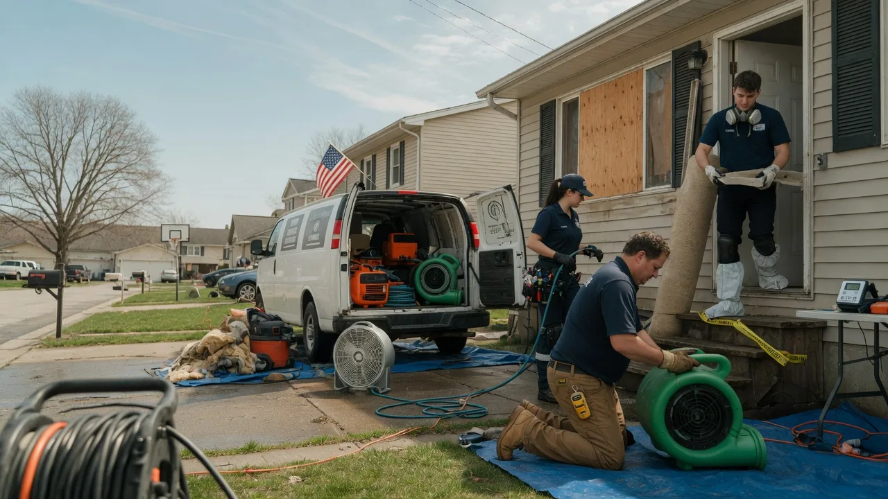 Water Damage Restoration in Roseville, MI near me